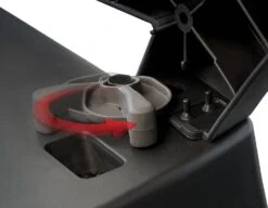 Napoleon TravelQ PRO285 Kompakt Gasgrill Schwarz Mit Untergestell - Modell 2023 -Grillen im Freien Napoleon TravelQ Pro285 Gasgrill Untergestell Verriegelung