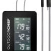Outdoorchef Gourmet Check PRO Black - Bluetooth Grillthermometer Mit 3 Temperaturfühlern -Grillen im Freien Outdoorchef Gourmet check pro black