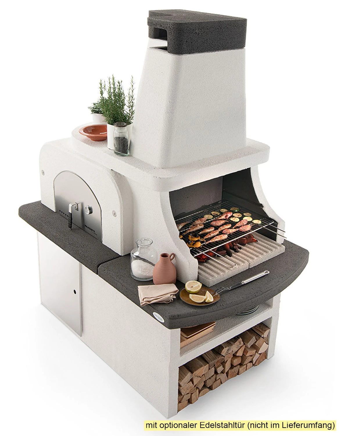 Palazzetti Grillkamin Bastia Mit Pizzaofen Inkl. Montagematerial 4 Palazzetti Grillkamin Bastia Mit Pizzaofen Inkl. Montagematerial – Bild 2