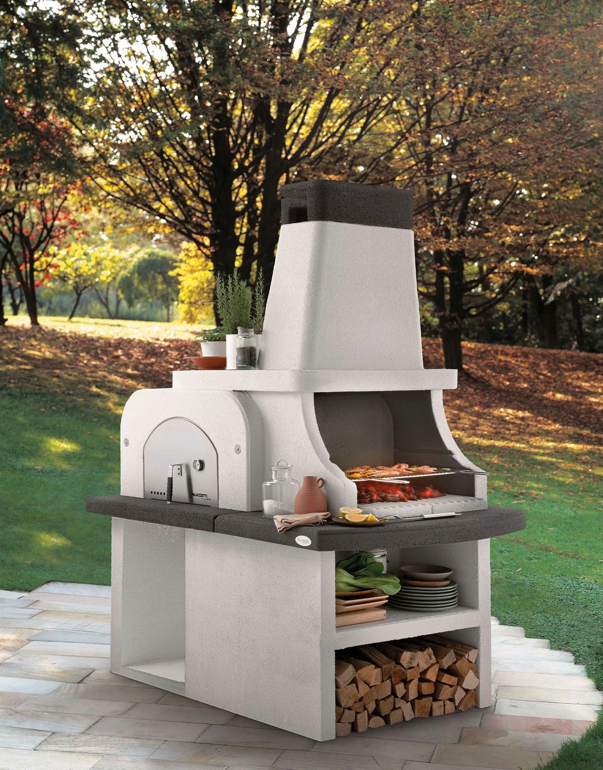 Palazzetti Grillkamin Bastia Mit Pizzaofen Inkl. Montagematerial 5 Palazzetti Grillkamin Bastia Mit Pizzaofen Inkl. Montagematerial – Bild 3