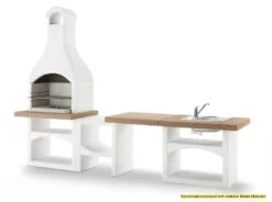 Palazzetti Outdoor Küche: Modul Grillkamin Brioni Inkl. Montagematerial 13 Palazzetti Outdoor Küche: Modul Grillkamin Brioni Inkl. Montagematerial -Grillen im Freien Palazzetti Grillkamin Brioni Outdoor Kueche Kombi 2