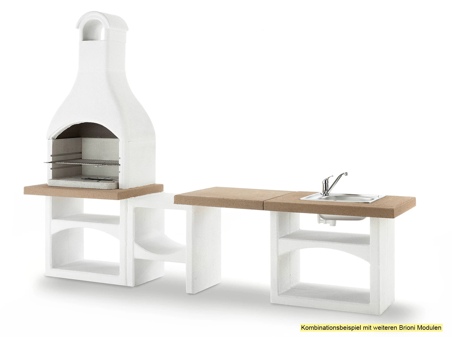 Palazzetti Outdoor Küche: Modul Grillkamin Brioni Inkl. Montagematerial 8 Palazzetti Outdoor Küche: Modul Grillkamin Brioni Inkl. Montagematerial – Bild 6