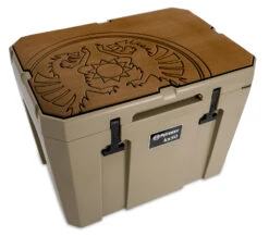 Petromax Haft-Auflage Für Kühlbox Kx50 Braun Mit Drachenemblem -Grillen im Freien Petromax kx50 padw d Haft Auflage Kuehlbox kx50 sand braun Drachen 3 1625147104