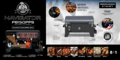 Pit Boss Pelletgrill Navigator 150 23 Pit Boss Pelletgrill Navigator 150 -Grillen im Freien Pit Boss Navigator 150 tragbarer Pelletgrill
