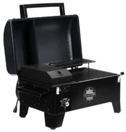 Pit Boss Pelletgrill Navigator 150 15 Pit Boss Pelletgrill Navigator 150 -Grillen im Freien Pit Boss Pelletgrill Navigator 150 10805 Deckel offen Hopper