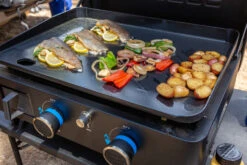 Pit Boss Plancha Grill Ultimate Plancha 2-Brenner - Mit Untergestell -Grillen im Freien Pit Boss Planchagrillen Ultimate Plancha 2 Brenner
