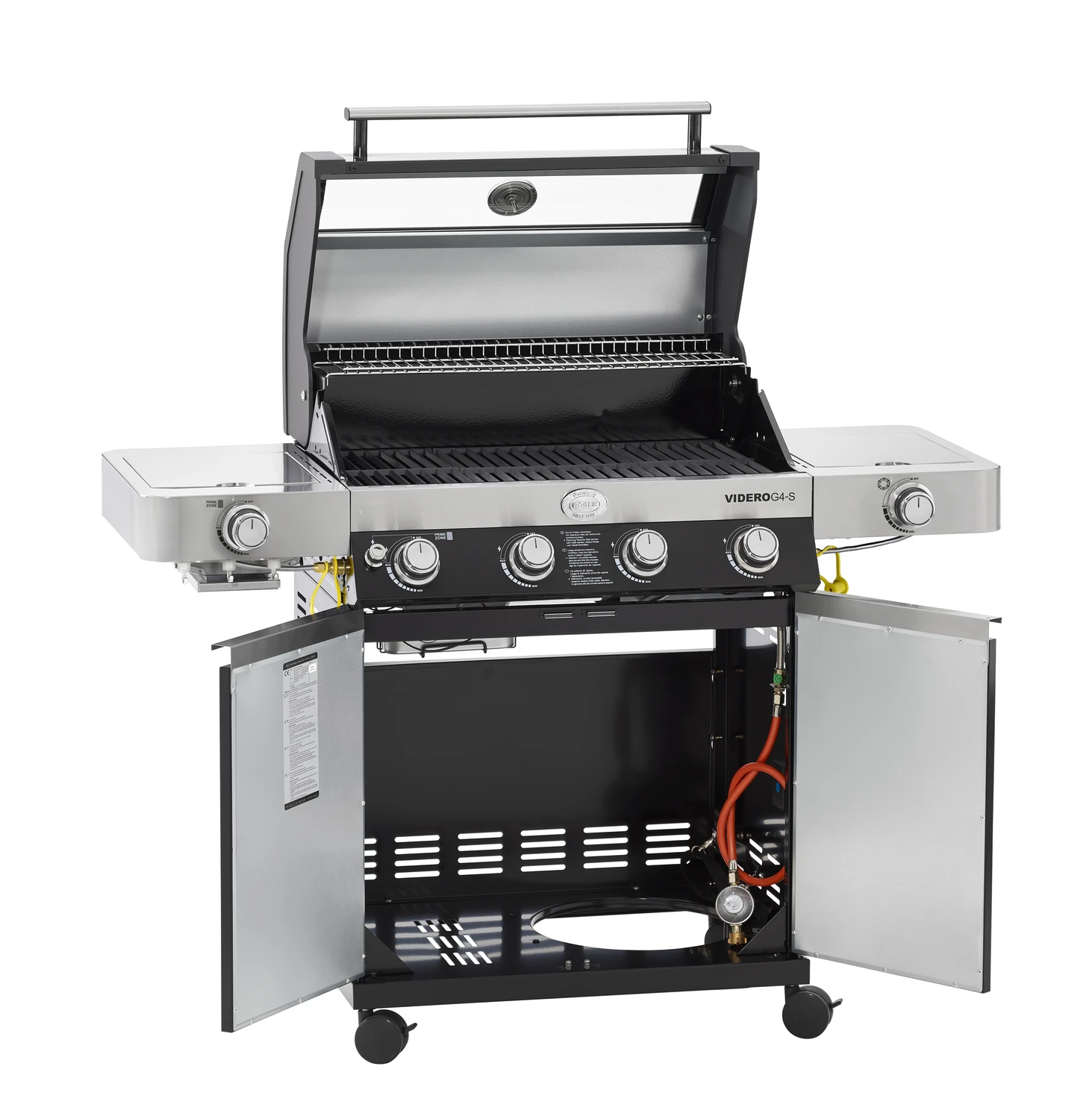 Rösle Gasgrill Videro G4-S VARIO+ Schwarz - Modell 2023 Inkl. Abdeckhaube 7 Rösle Gasgrill Videro G4-S VARIO+ Schwarz - Modell 2023 Inkl. Abdeckhaube – Bild 5