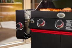Rösle Videro G4-S VARIO+ Schwarz Gasgrill - FC Bayern Edition -Grillen im Freien Roesle FC Bayern Grill Videro klappbare Seitenablage
