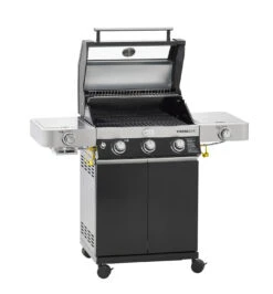 Rösle Gasgrill Videro G3-S VARIO+ Schwarz - Modell 2023 -Grillen im Freien Roesle Gasgrill Videro G3 S Vario 25520 Deckel 2