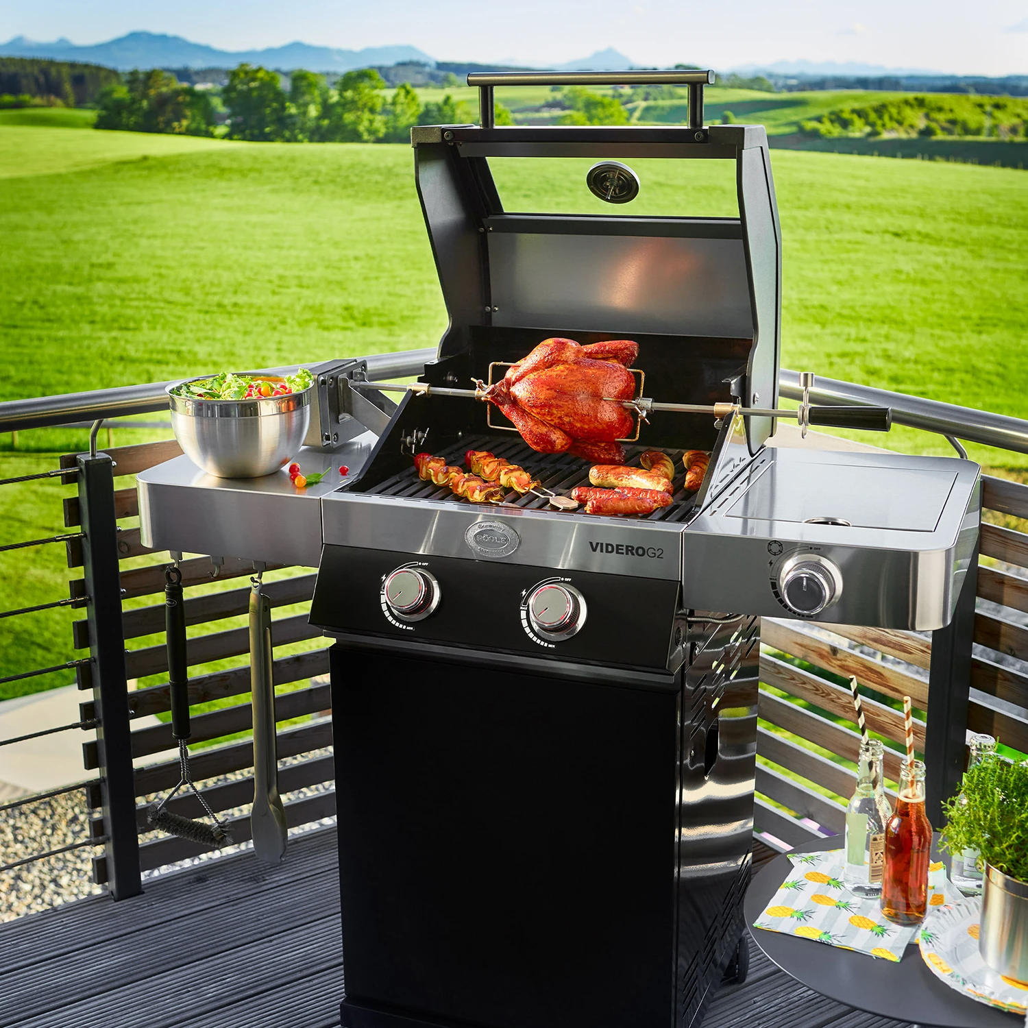 Rösle Gasgrill Videro G2 Schwarz - Modell 2022 Inkl. Abdeckhaube 11 Rösle Gasgrill Videro G2 Schwarz - Modell 2022 Inkl. Abdeckhaube – Bild 9