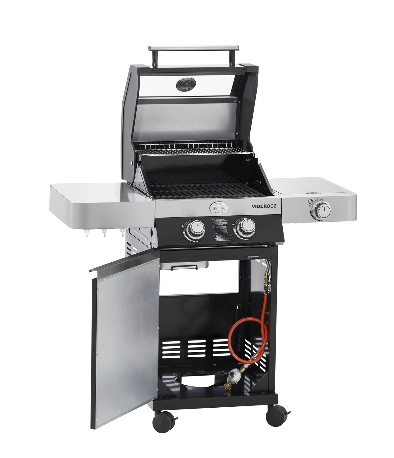 Rösle Gasgrill Videro G2 Schwarz - Modell 2022 Inkl. Abdeckhaube 6 Rösle Gasgrill Videro G2 Schwarz - Modell 2022 Inkl. Abdeckhaube – Bild 4