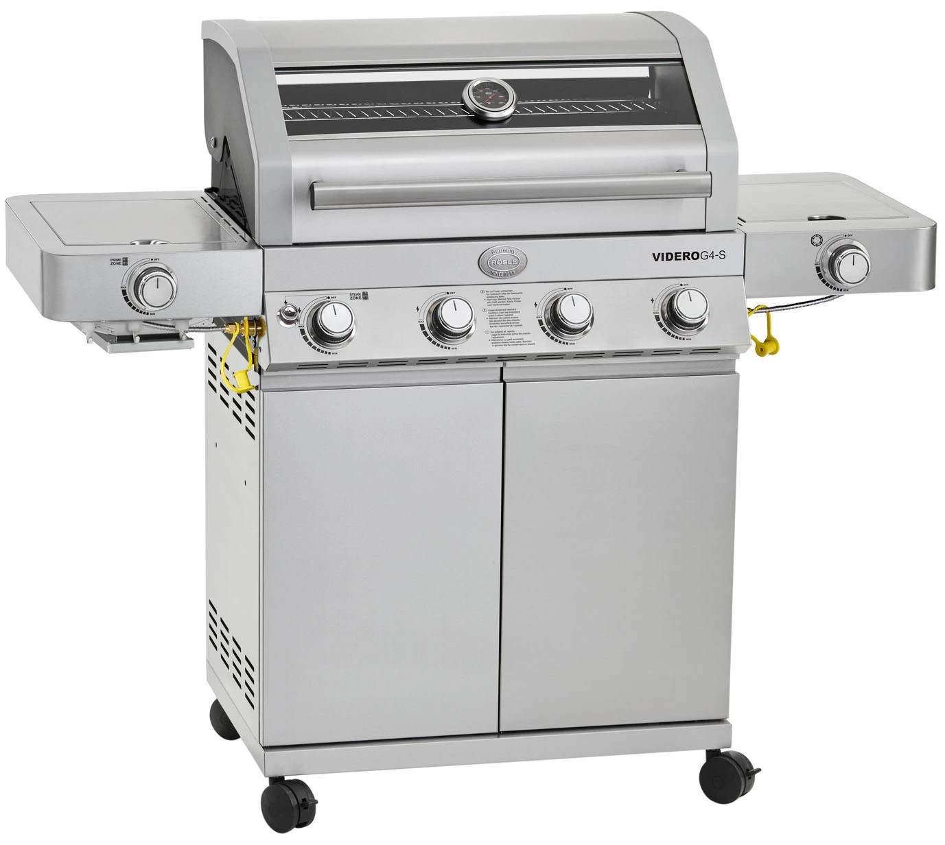 Rösle Edelstahl Gasgrill Videro G4-S VARIO+ - Limited Edition Modell 2023 - SMART Deal Inkl. Grillfürst Grill Control + Abdeckhaube Und Grillplatte 3 Rösle Edelstahl Gasgrill Videro G4-S VARIO+ - Limited Edition Modell 2023 - SMART Deal Inkl. Grillfürst Grill Control + Abdeckhaube Und Grillplatte