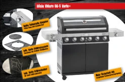 Rösle Gasgrill Videro G6-S VARIO+ - Modell 2023 - X-DEAL Inkl. Abdeckhaube Und Grillplatte -Grillen im Freien Roesle Videro G6 S Vario Highlights