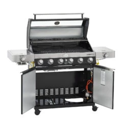 Rösle Gasgrill Videro G6-S VARIO+ - Modell 2023 - X-DEAL Inkl. Abdeckhaube Und Grillplatte -Grillen im Freien Roesle Videro G6 S Vario schwarz 25527 Unterschrank