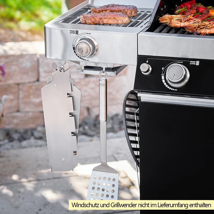 Rösle Gasgrill Videro G4-S VARIO+ Schwarz - Modell 2023 - X-DEAL Inkl. Abdeckhaube Und Grillplatte 18 Rösle Gasgrill Videro G4-S VARIO+ Schwarz - Modell 2023 - X-DEAL Inkl. Abdeckhaube Und Grillplatte – Bild 16