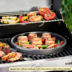 Rösle Gasgrill Videro G6-S VARIO+ - Modell 2023 - X-DEAL Inkl. Abdeckhaube Und Grillplatte -Grillen im Freien Roesle Videro Gasgrill Vario Grillrost Mood 5