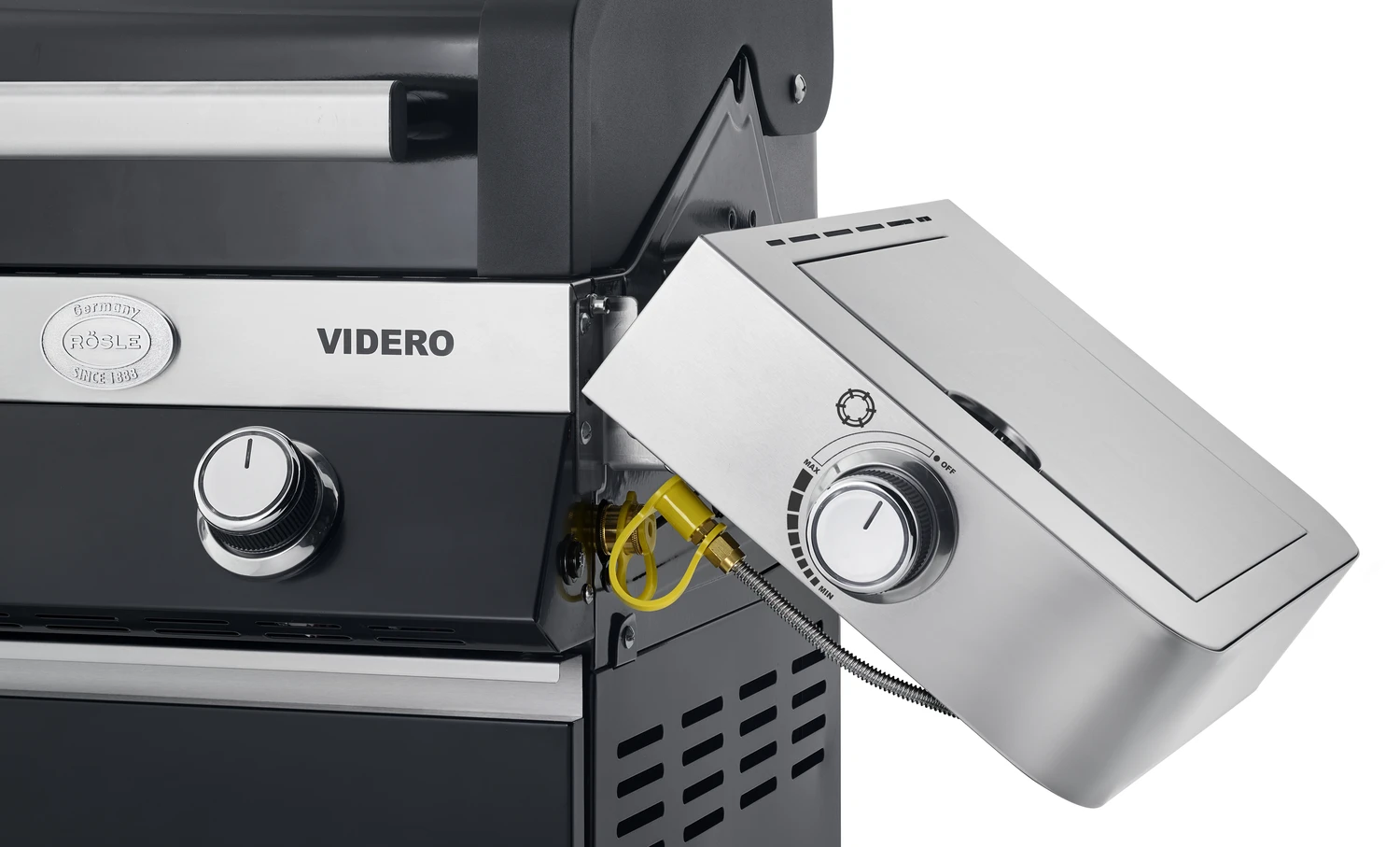 Rösle Gasgrill Videro G4 Schwarz - Modell 2023 3 Rösle Gasgrill Videro G4 Schwarz - Modell 2023