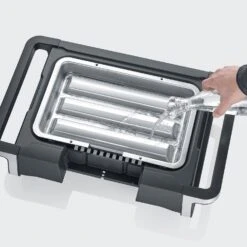 Grillen im Freien -Grillen im Freien Severin Elektrogrill Senoa pg8114 aluschale