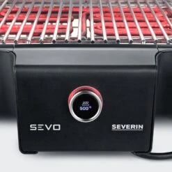 Severin Elektrogrill Tischgrill SEVO G - Boost Zone 500°C - 3.000 W -Grillen im Freien Severin Elektrogrill Sevo G pg8104 display 2