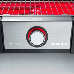 Severin Elektro Tischgrill SENOA Boost - Boost Zone 500°C - 3.000 W 13 Severin Elektro Tischgrill SENOA Boost - Boost Zone 500°C - 3.000 W -Grillen im Freien Severin Senoa boost s PG8113 Drehknopf beleuchtet rot