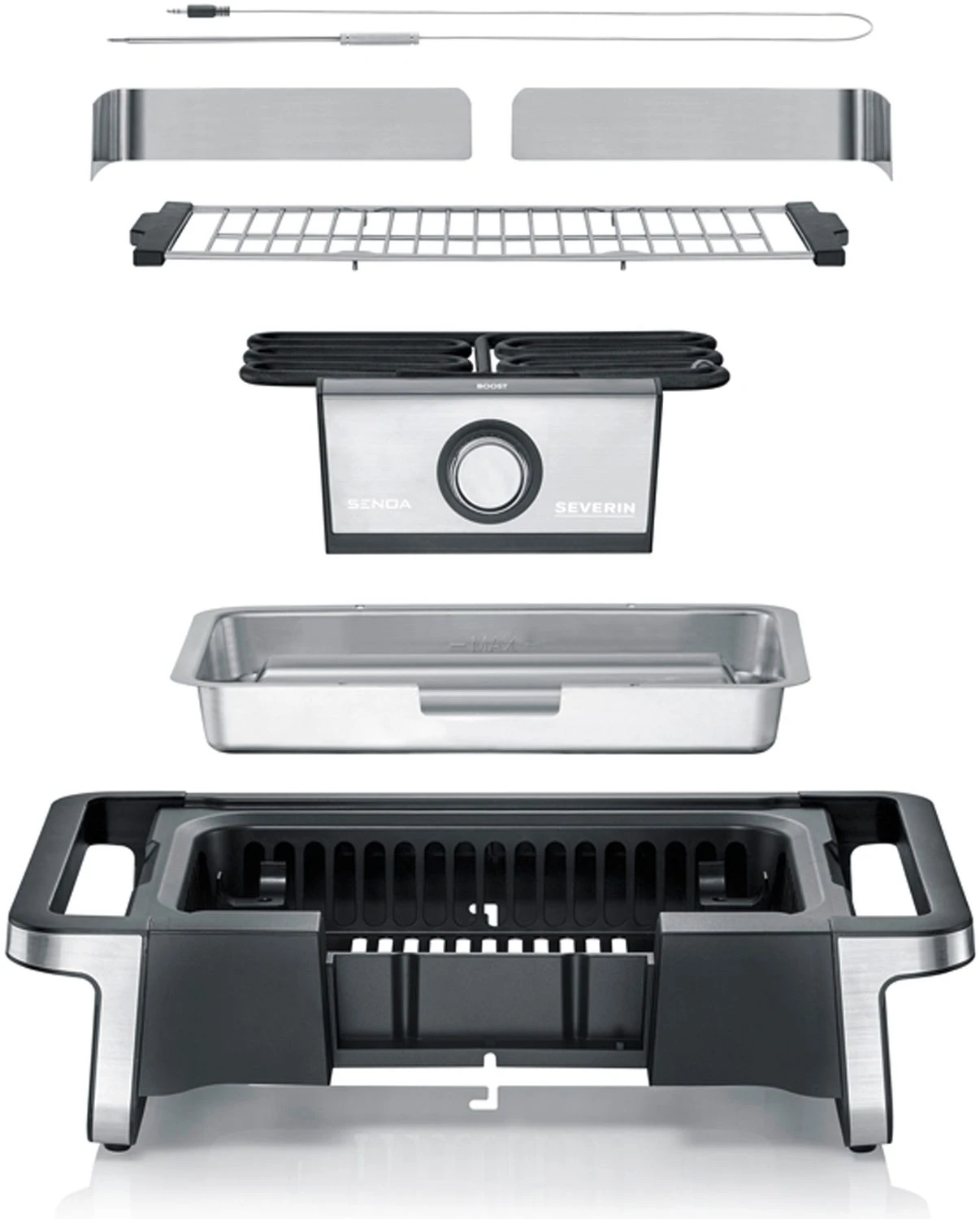 Severin Elektro Tischgrill SENOA Boost - Boost Zone 500°C - 3.000 W 10 Severin Elektro Tischgrill SENOA Boost - Boost Zone 500°C - 3.000 W – Bild 8