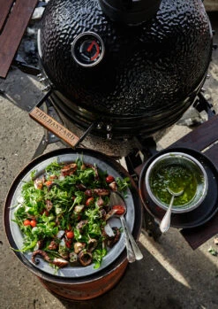 The Bastard Keramikgrill Classic Medium - Complete - Schwarz Glänzend - Modell 2023 -Grillen im Freien The Bastard Classic Medium Keramikgrill Deckel 1