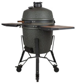 The Bastard Keramikgrill VX Large - Complete - Schwarz Matt - Modell 2023 -Grillen im Freien The Bastard Keramikgrill VX Large Komplett seitlich