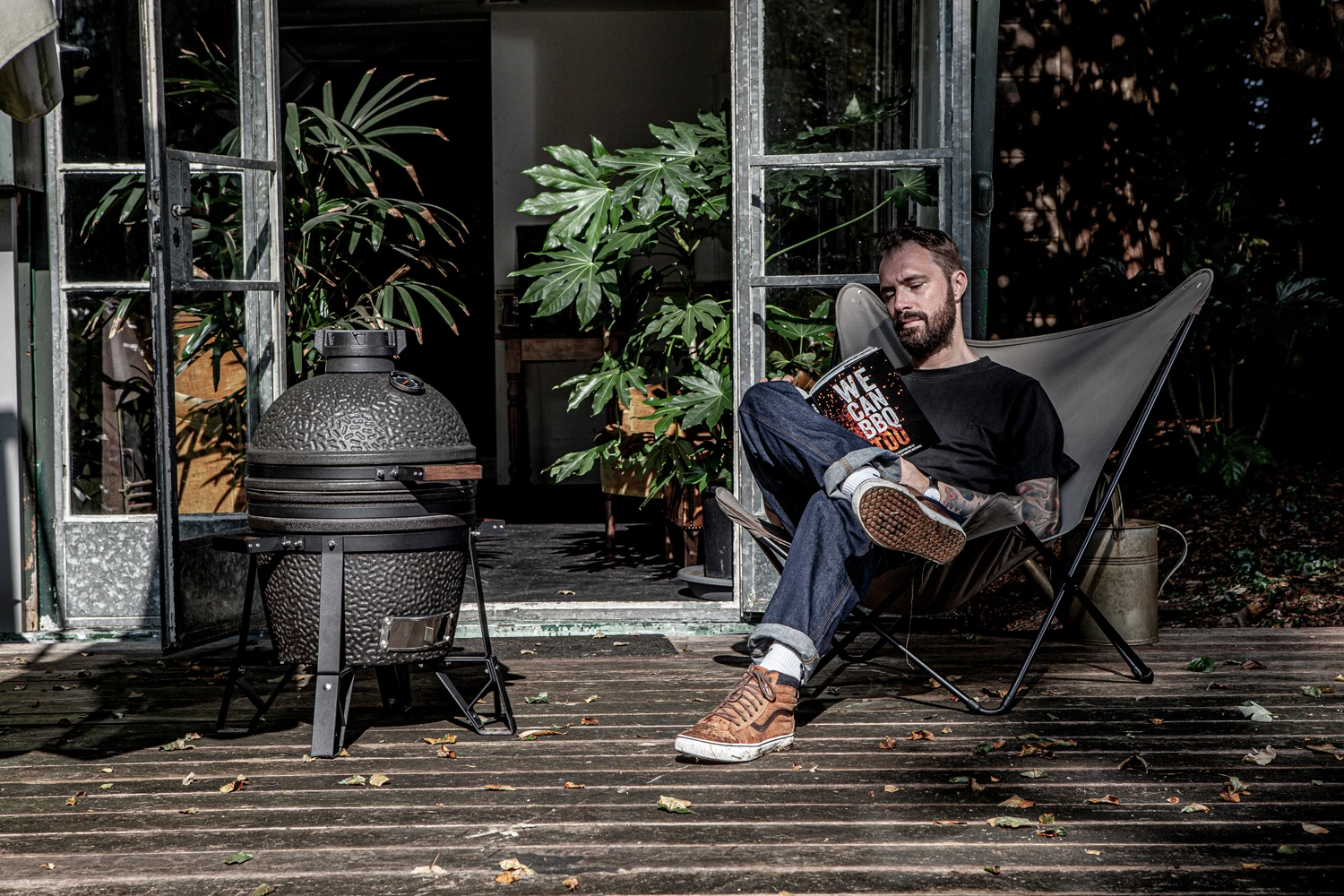 The Bastard Keramikgrill Urban Compact - Schwarz Matt - Modell 2023 4 The Bastard Keramikgrill Urban Compact - Schwarz Matt - Modell 2023 – Bild 2