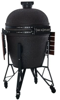 The Bastard Keramikgrill Urban XL - Complete - Schwarz Matt - Modell 2023 15 The Bastard Keramikgrill Urban XL - Complete - Schwarz Matt - Modell 2023 -Grillen im Freien The Bastard XL Urban Keramikgrill BU210 Seitentisch abgeklappt