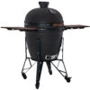 The Bastard Keramikgrill Urban XL - Complete - Schwarz Matt - Modell 2023 -Grillen im Freien The Bastard XL Urban Keramikgrill seitlich BU210