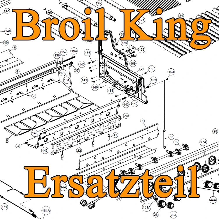 Broil King Ersatzteil: Stabbrenner Porta Chef 320 / Gem (ab2016) - 1 Stück 3 Broil King Ersatzteil: Stabbrenner Porta Chef 320 / Gem (ab2016) - 1 Stück