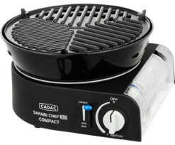 CADAC Camping Gasgrill Safari Chef 30 Compact - Kartuschenbetrieb -Grillen im Freien cadac safari chef 30 gasgrill 6525L1 10 UN 1