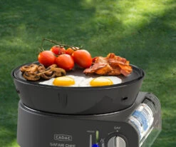 CADAC Camping Gasgrill Safari Chef 30 Compact - Kartuschenbetrieb -Grillen im Freien cadac safari chef 30 gasgrill plancha