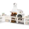 Palazzetti Gartenküche Malibu 2: Modul Grill Mit Backofen Rechts Inkl. Montagematerial -Grillen im Freien malibu 803009130