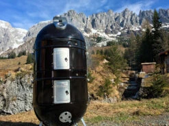 Napoleon Apollo 3 In 1, Watersmoker Und Holzkohle Kugelgrill, Ø 50cm AS300K -Grillen im Freien napoleon apollo smoker raeucherschrank as300k