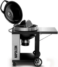 Napoleon Holzkohlegrill Kugelgrill Ø 57cm Im Rollwagen Mit Gussrost Und Deckelscharnier PRO22K-Cart-2 -Grillen im Freien napoleon grillwagen deckel PRO22K CART 2