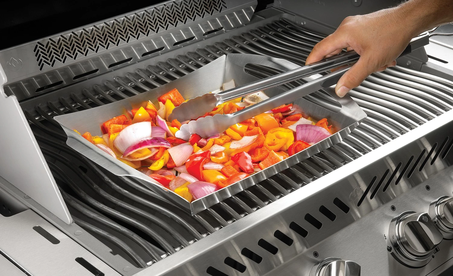 Napoleon PRO Gemüse Grillkorb Edelstahl 3 Napoleon PRO Gemüse Grillkorb Edelstahl