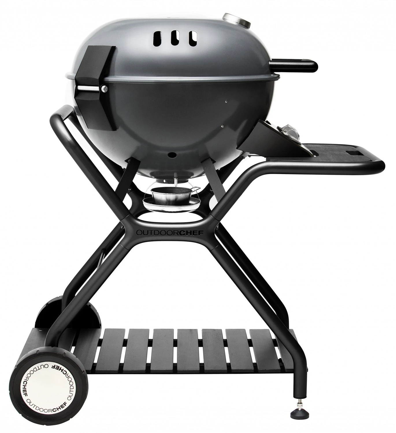Outdoorchef Gas Kugelgrill Ascona 570 G, Dunkelgrau 4 Outdoorchef Gas Kugelgrill Ascona 570 G, Dunkelgrau – Bild 2